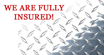 We are fully insured!